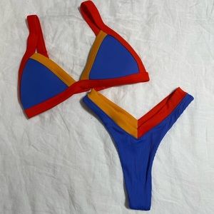 ONEONE swim suit! kameron top and button in cayman